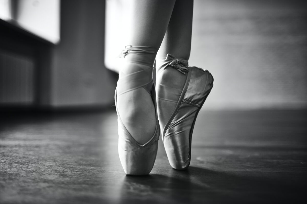 Ballerina dancing